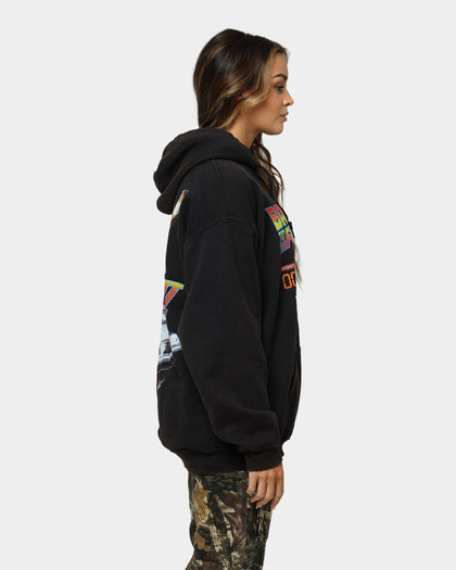 American Thrift X Back To The Future Back To The Future 2 Vintage Hoodie Washed Black