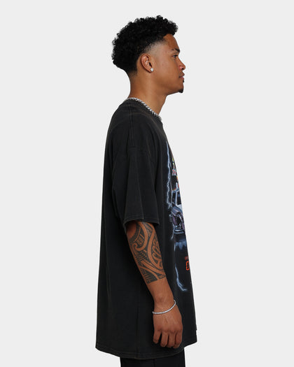 American Thrift X Back To The Future Back To The Future 2 Vintage T-Shirt Washed Black