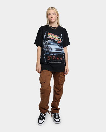 American Thrift X Back To The Future Back To The Future 2 Vintage T-Shirt Washed Black