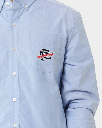 Carre Team Paris Long Sleeve Button Up Shirt Light Blue