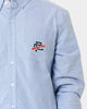 Carre Team Paris Long Sleeve Button Up Shirt Light Blue
