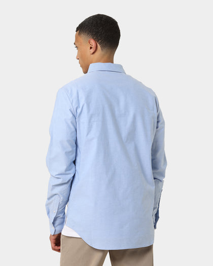 Carre Team Paris Long Sleeve Button Up Shirt Light Blue