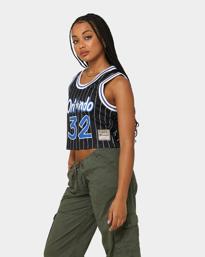 Mitchell & Ness Women's Orlando Magic Shaquille O'Neal #32 '95-'96 N & N Crop Tank Black