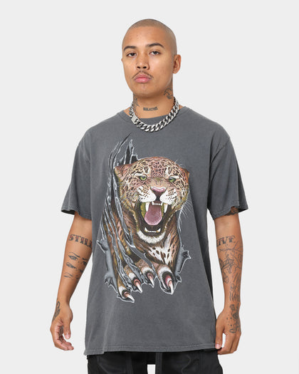 American Thrift OG Leopard T-Shirt Off Black