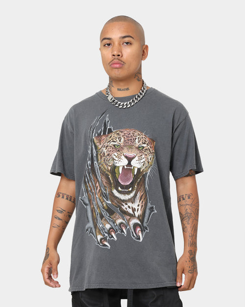 American Thrift OG Leopard T-Shirt Off Black