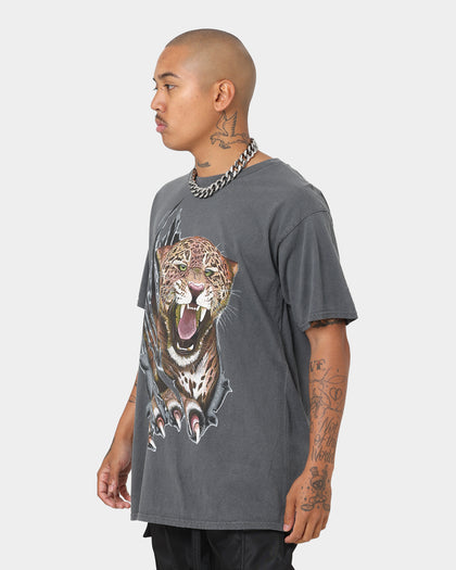 American Thrift OG Leopard T-Shirt Off Black