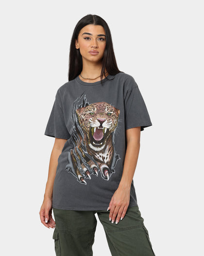 American Thrift OG Leopard T-Shirt Off Black