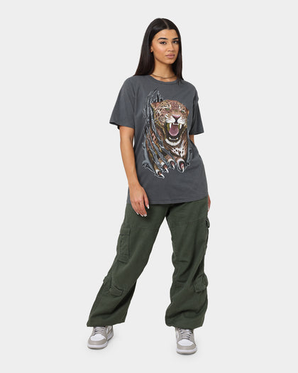 American Thrift OG Leopard T-Shirt Off Black