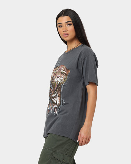 American Thrift OG Leopard T-Shirt Off Black