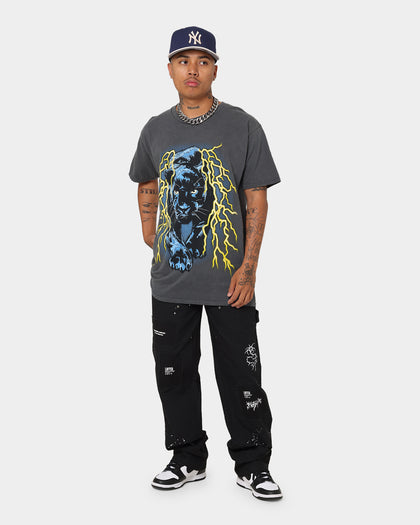 American Thrift OG Panther T-Shirt Off Black