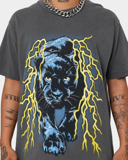 American Thrift OG Panther T-Shirt Off Black