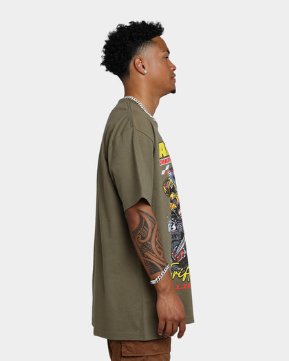 American Thrift Dirt Bike T-Shirt Military