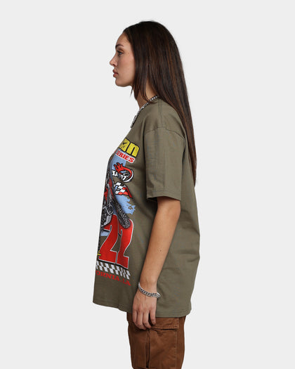 American Thrift Dirt Bike T-Shirt Military