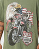 American Thrift Eagle Moto Club T-Shirt Military