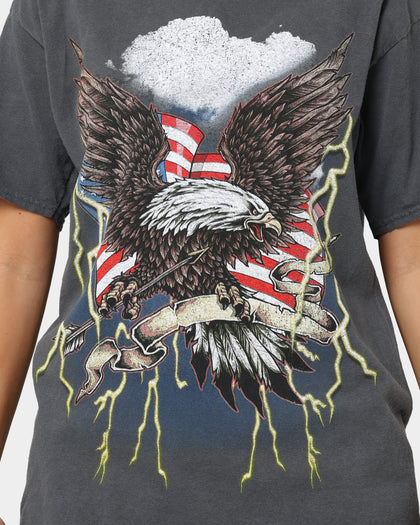 American Thrift Patriot Storm T-Shirt Off Black