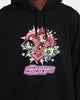 American Thrift X Powerpuff Girls Powerpuff Group Vintage Hoodie Black Wash