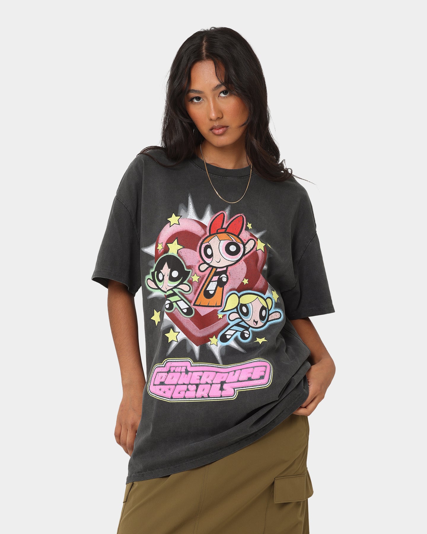 American Thrift X Powerpuff Girls Powerpuff Group Vintage T-Shirt
