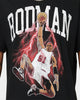 Rodman Brand Rodman Glow Dunk T-Shirt Black/Red