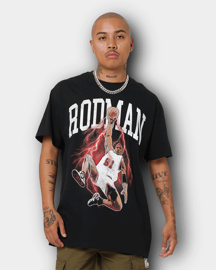 Rodman Brand Rodman Glow Dunk T-Shirt Black/Red