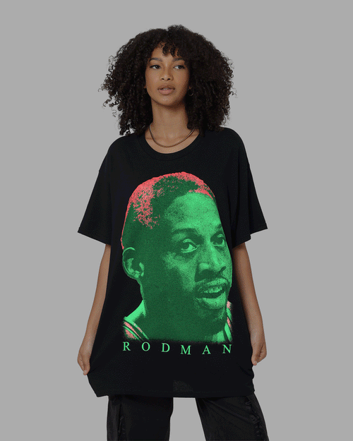 Rodman Brand Rodman Glow Face T-Shirt Black
