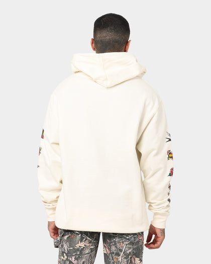 Rats Get Fat Tattoo Print Hoodie Bone