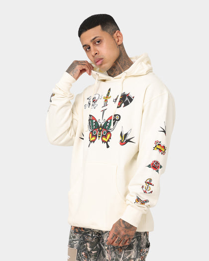 Rats Get Fat Tattoo Print Hoodie Bone