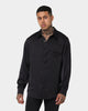 XXIII Kai Satin Button Up Black