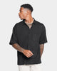 XXIII Robert Slub Knit Polo Shirt Black