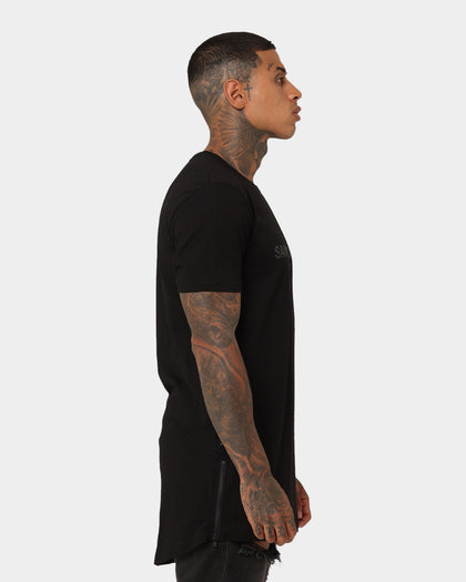 Saint Morta Homage Drop Tail T-Shirt Black