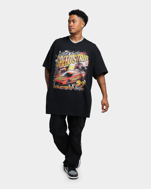 Goat Crew Speed Strip Vintage T-Shirt Black