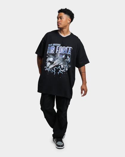 Goat Crew Air Force Vintage T-Shirt Black
