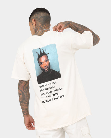 Goat Crew X Ol' Dirty Bastard ID Card Short Sleeve T-Shirt Off White