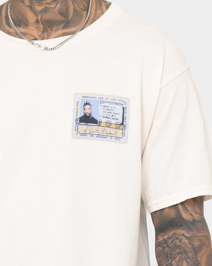 Goat Crew X Ol' Dirty Bastard ID Card Short Sleeve T-Shirt Off White