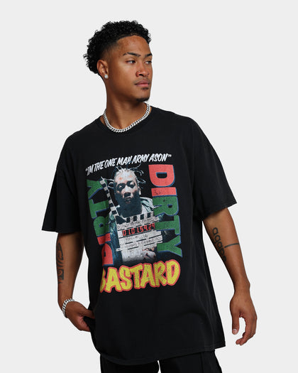 Goat Crew X Ol' Dirty Bastard One Man Army Vintage T-Shirt Washed Black