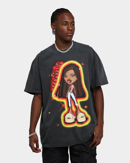 American Thrift X Bratz Sasha Heavyweight Vintage T-Shirt Black Wash