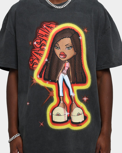 American Thrift X Bratz Sasha Heavyweight Vintage T-Shirt Black Wash