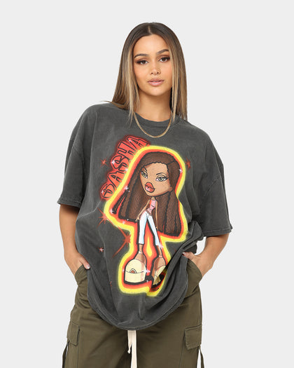 American Thrift X Bratz Sasha Heavyweight Vintage T-Shirt Black Wash