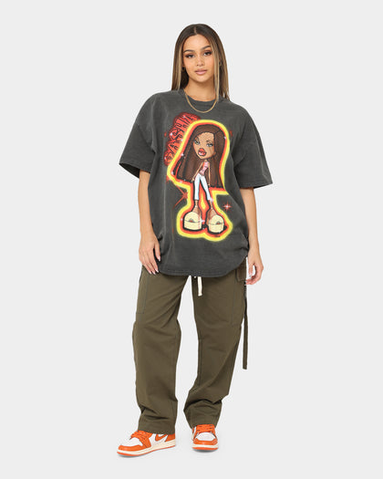 American Thrift X Bratz Sasha Heavyweight Vintage T-Shirt Black Wash