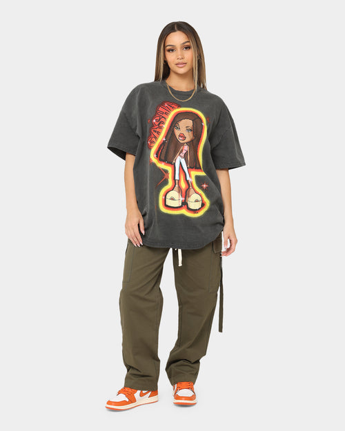 American Thrift X Bratz Sasha Heavyweight Vintage T-Shirt Black Wash