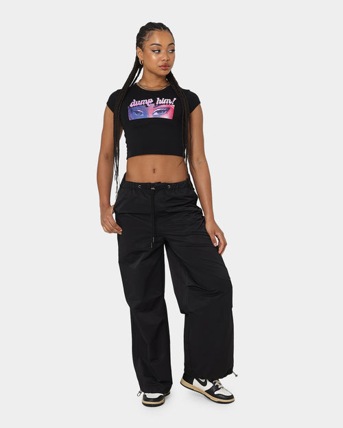 American Thrift X Bratz Women's Dump Him Baby T-Shirt Black