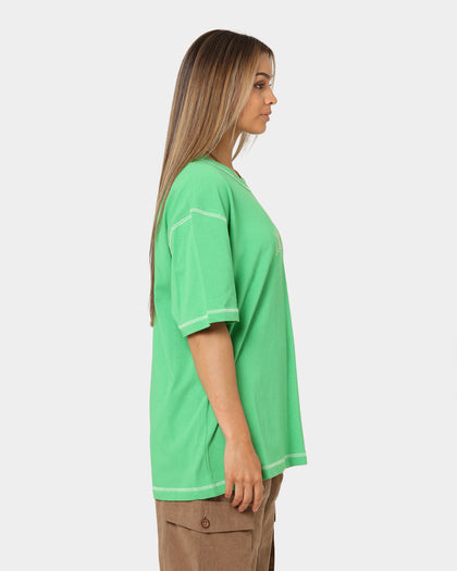 Champion Heritage Contrast Stitch T-Shirt Green Crisp