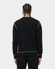 Champion Reverse Weave Contrast Stitch Crewneck Black