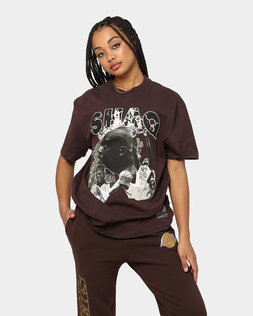 Mitchell & Ness Los Angeles Lakers Shaquille O'Neal Baroque T-Shirt Baroque Brown