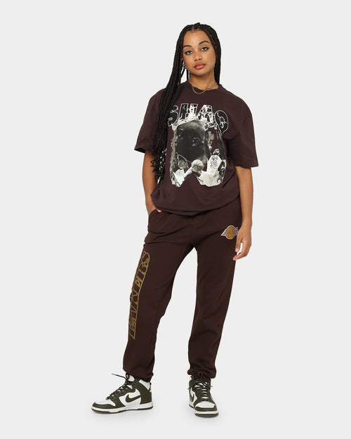 Mitchell & Ness Los Angeles Lakers Shaquille O'Neal Baroque T-Shirt Baroque Brown