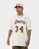 Mitchell & Ness Los Angeles Lakers Shaquille O'Neal #34 N&N T-Shirt White Marle