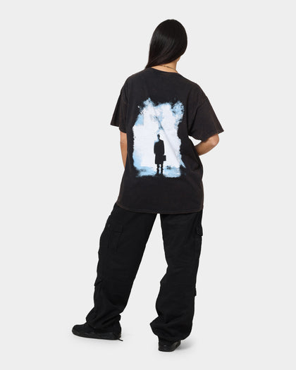 Goat Crew X American Psycho Knife Vintage T-Shirt Black Wash