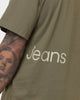 Calvin Klein Institutional Blocking T-Shirt Burnt Olive