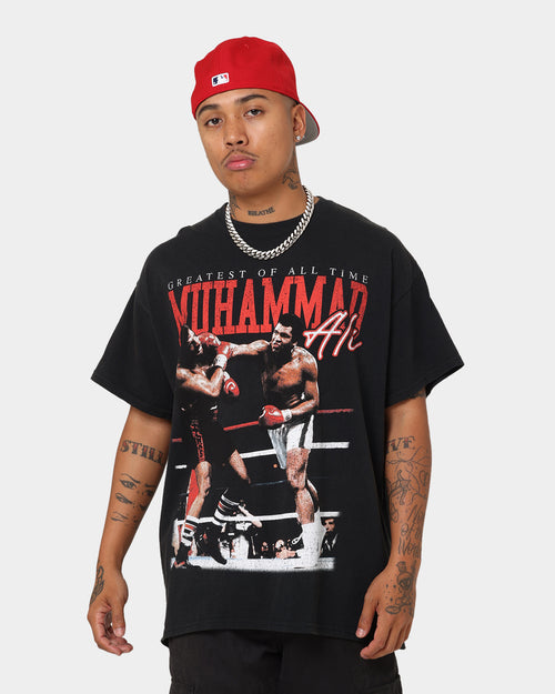 Goat Crew X Muhammad Ali Knock Out T-Shirt Black Wash