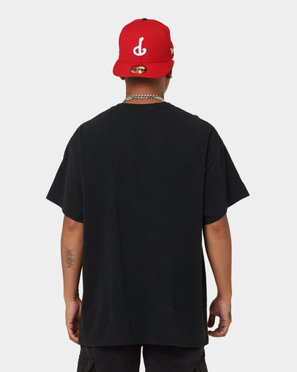 Goat Crew X Muhammad Ali Knock Out T-Shirt Black Wash