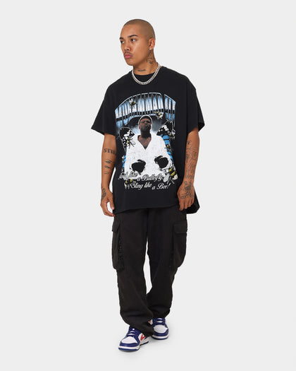 Goat Crew X Muhammad Ali Butterfly Vintage T-Shirt Black Wash